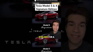 Tesla ie Selling a $160,000 Signature Model S & X 😳💰