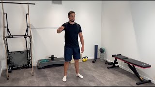 Single Arm Band Chest Press