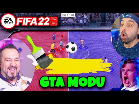 FIFA 22 İÇİNDE GTA 5 MODLARI! | ÜMİDİ İLE FİFA 22 VOLTA ARCADE OYNUYORUZ | FIFA 22 ÇIKTI!