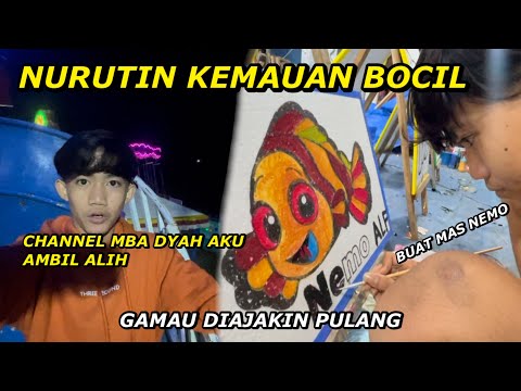 CHANNEL DIBAJAK ENTHUL. NURUTIN KEMAUAN DIA MAIN KE PASAR MALEM. RUSUH BANGET