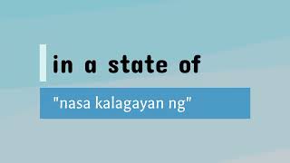ADVANCED SHORT ENGLISH PHRASES | English-Tagalog Translation