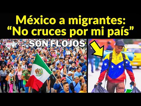 Migrantes Venezolanos expulsados de Mexico por Flojos | no Quieren Trabajar