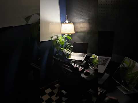#desksetup #smallspaceliving #desktransformation #roommakeover #wfh #amazonfinds #shorts #fyp