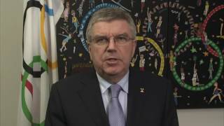 IOC President Thomas Bach's Statement On McLaren report (12/9/16)