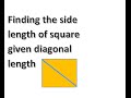 Understanding Squares and Right Triangles