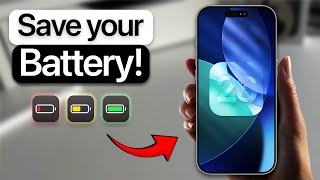 New iOS 26 Battery changes - How to extend Battery Health!