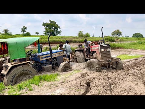 Massey ferguson tractor stuck in mud |tracto video |