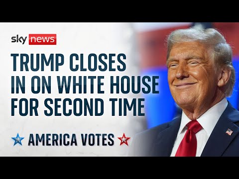 Trump closes in on White House leaving Harris campaign in tatters | US election 2024