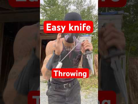 Easy knife throwing