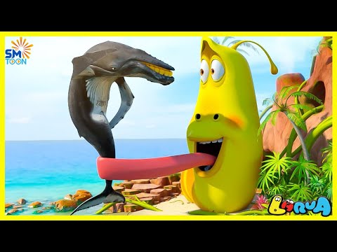 ตัวอ่อนการ์ตูน LARVA 🐌 ไปตกปลา 🐍 การ์ตูนหนอนหรรษาตอนใหม่ล่าสุด 🐵 การ์ตูนหนอน | SMToon Thai