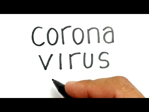 SEDIH, cara menggambar kata CORONA VIRUS menjadi warga Wuhan