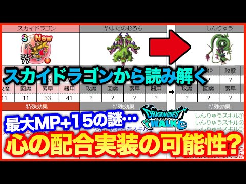 #68【ドラクエウォーク】心の配合機能実装も近い？スカイドラゴンの心S『最大MP＋15』から考察する２つのこと【攻略解説】