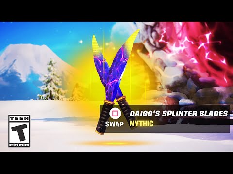 DAIGO’S *NEW* Splinter Blades MYTHIC in Fortnite!