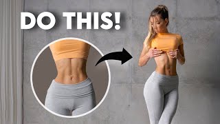 DAILY Workout to Get Those SLIM 11 LINE ABS! 8 Min Pilates Ab Workout, No Equipment, At Home