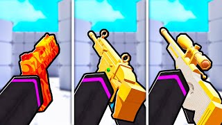 BLAZE vs GOLD vs DIAMOND LOADOUTS In Roblox Rivals!
