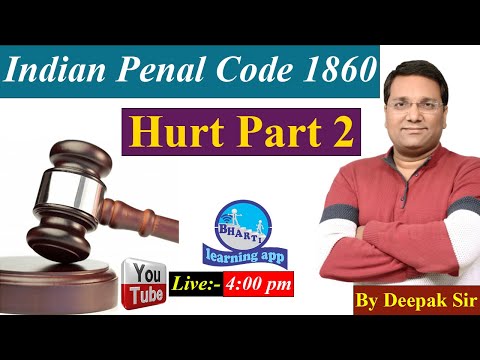 Hurt Part-2 II By Adv. Deepak Sir