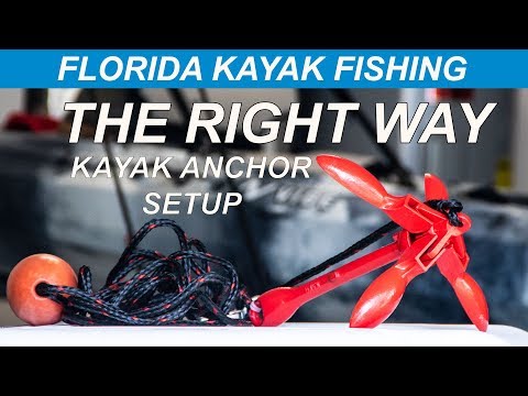 Florida kayak fishing – kayak anchor set up - rock rig / breakaway with factory splice video thumbnail