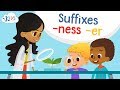 Exploring Suffixes ER and NESS in English