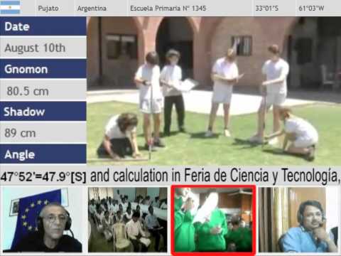 Eratosthenes videoconference [Feria de Ciencia]