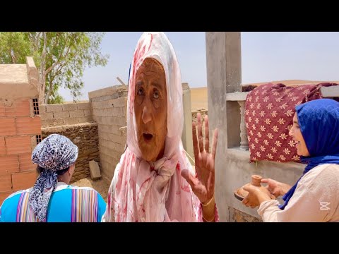 اجواء البادية/ تكرفسات معانة مسكينة الله يخلصها☝🏼كلشي على شعكوكة😂لموت ضحك مع العائلة🤣