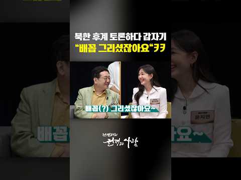 북한 후계 토론하다 갑자기 "배꼽 그리셨잖아요"ㅋㅋ