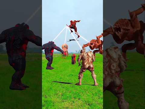 Iron man vs monster 😱🤣 #funnyvideo #ironman #shorts