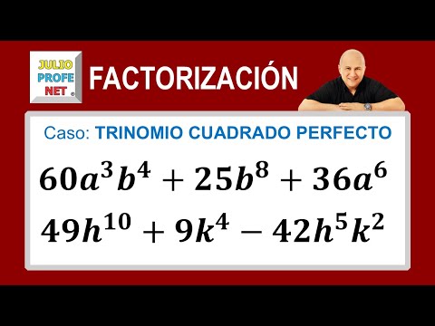 Caso 4 de factorización: trinomio cuadrado perfecto (Video 2)