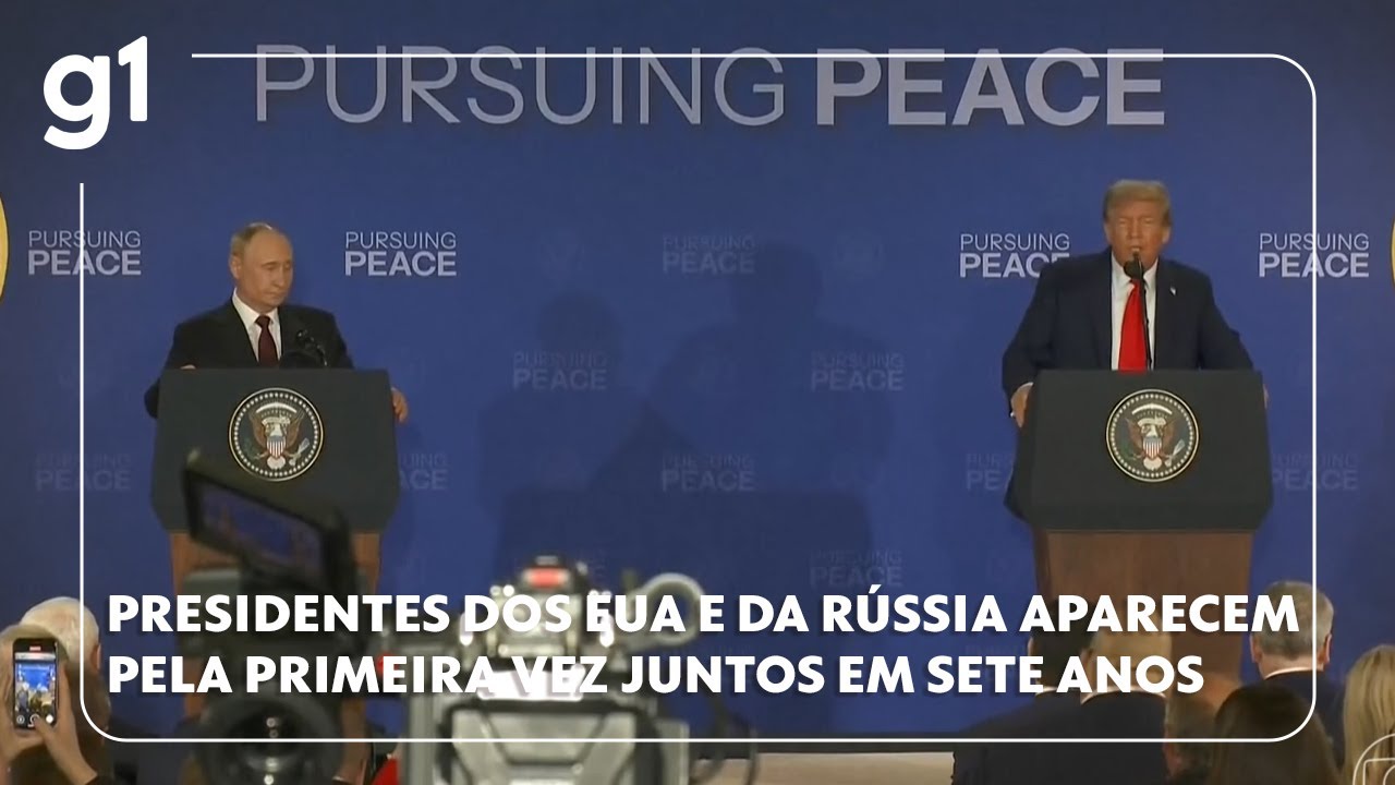 Presidentes dos EUA e da Rússia aparecem pela primeira vez juntos em sete anos