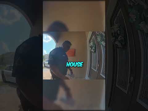 Officer’s Friend Smashes Through Window! 😂🚔