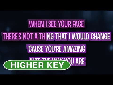 Just The Way You Are (Karaoke Higher Key) – Bruno Mars