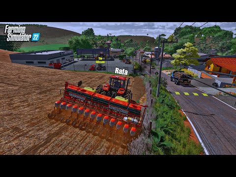 Fazenda simulada #43 | Plantando feijão na nova plantadeira | Farming simulator 22