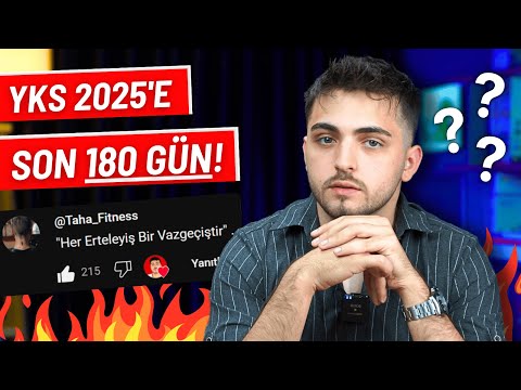 YKS 2025’E SON 180 GÜN… 🔥| Yetişir mi, Derece Hala Mümkün mü? |  #yks #yks2025