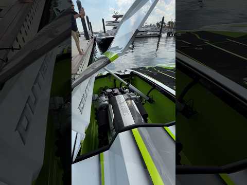 Spreading the wings on this Outerlimits SC46 powered by twin Mercury Racing 1150/1350 engines!