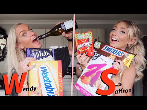 ONLY eatings FOODS beginning with the first letter of our NAMES!!