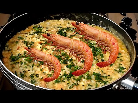 RISOTO DE CAMARÃO CREMOSO  FÁCIL DE FAZER SEM SEGREDO SUA FAMILIA VAI AMAR E VAI PEDIR SEMPRE