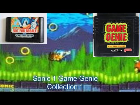 sonic the hedgehog 1 sega genesis rom game genie code