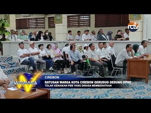 Ratusan Warga Kota Cirebon Gerudug Gedung DPRD