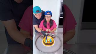 😭Emoji cake vs Random food ice cream challenge!🍨 #funny by Ethan Funny Family