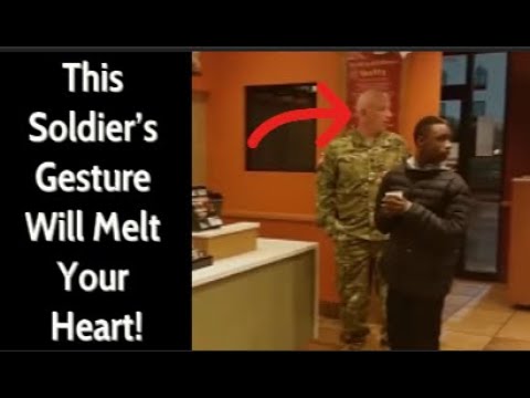 You Won’t Believe What This Soldier Did for Two Hungry Boys! #truestory