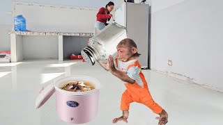 Monkey Su shows off cooking skills and surprises Mom!