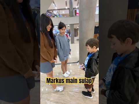 1 JUTA VIEW DI TIKTOK MARKUS MAIN SULAP DI MALL #hantarafamily #sulap