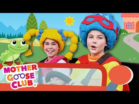 Driving in My Car | Mother Goose Club Nursery Rhymes