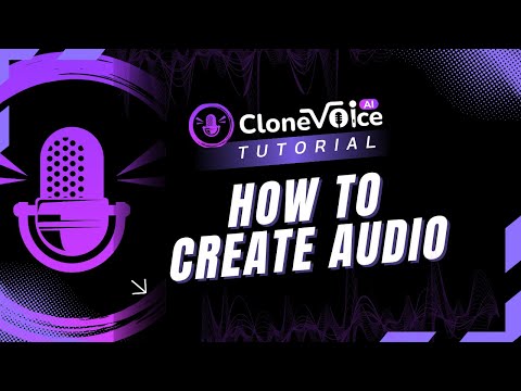 How to Create Audios In CloneVoice.ai - Tutorial