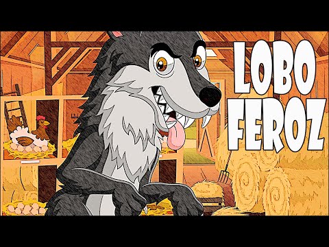 3 CUENTOS INFANTILES DEL LOBO FEROZ: Los tres cerditos, Caperucita Roja y Los Siete Cabritillos