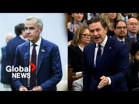 YouTube video thumbnail: Poilievre Asks Carney After Recent Trump Comments: “Why Doesn’t he Care?”