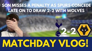 SON MISSES A PENALTY AS SPURS CONCEDE LATE ON TO DRAW 2-2 WITH WOLVES
