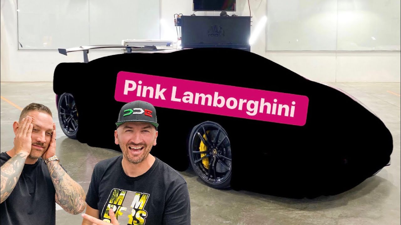REVEALING MY NEW PINK LAMBORGHINI!