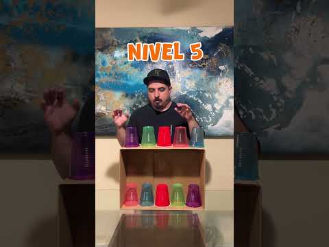Iguala 5 NIVELES DE VASOS  #boardgames #juegos  #challenge