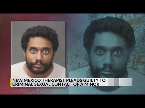 YouTube video thumbnail: New Mexico Therapist Pleads Guilty to Criminal Sexual Contact of a Minor