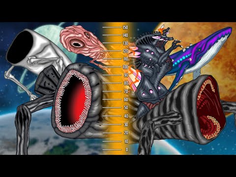 SEA EATER : Size comparison and Compilation Videos